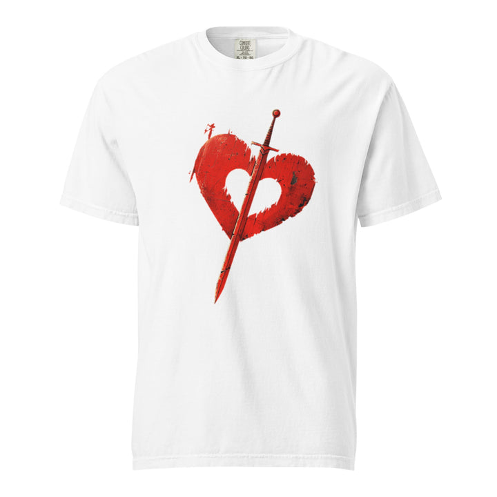 "Pierced-Love" garment-dyed heavyweight t-shirt - Polendo Design Tops & Tees - T-Shirts