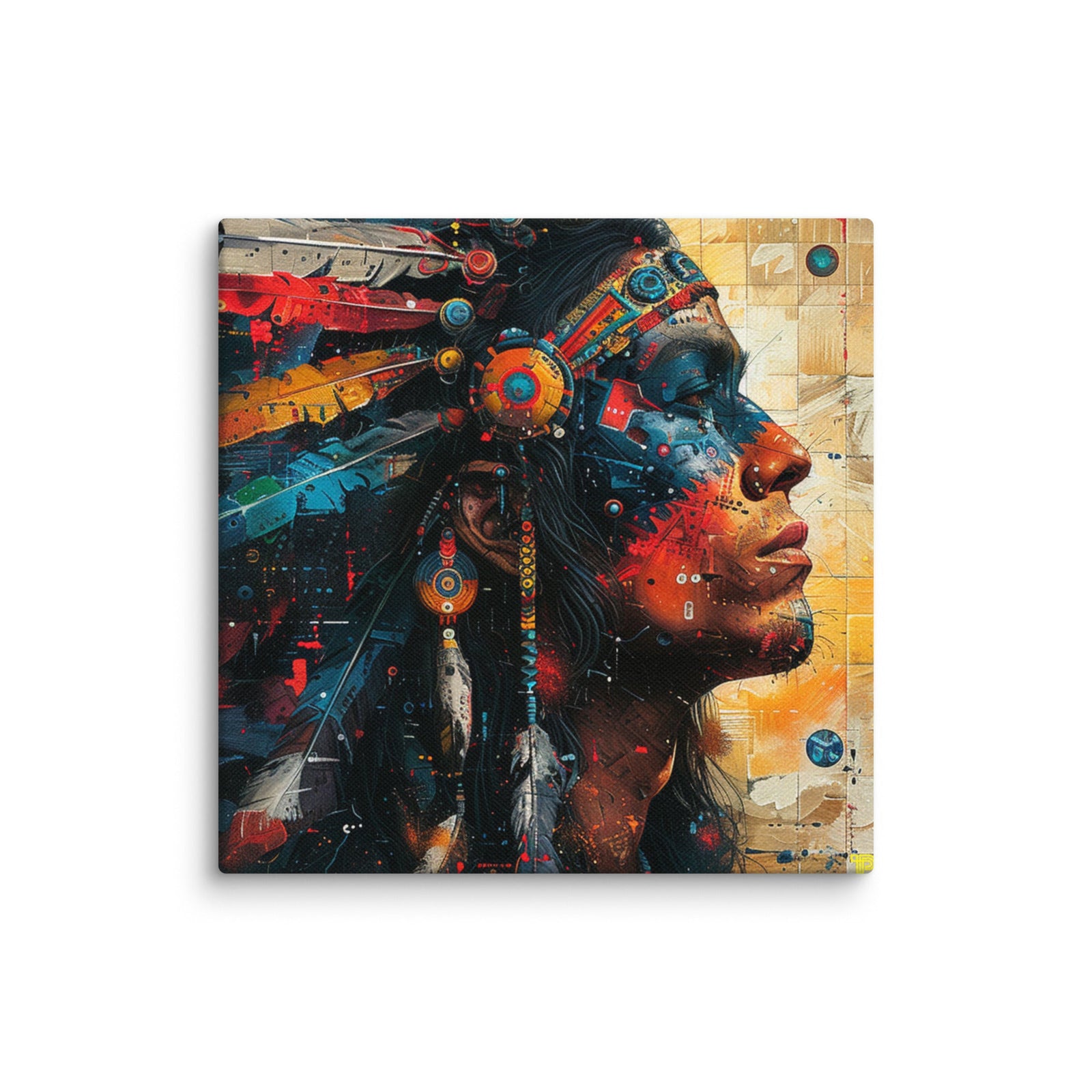 "Profile in Color" Canvas - Polendo Design