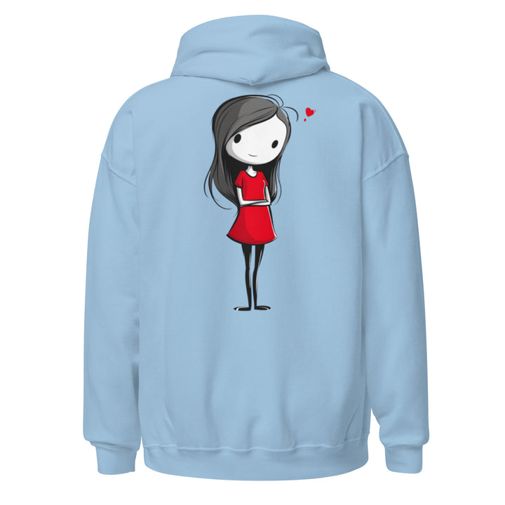Quiet little Love Unisex Hoodie - Polendo Design cute love hoodie