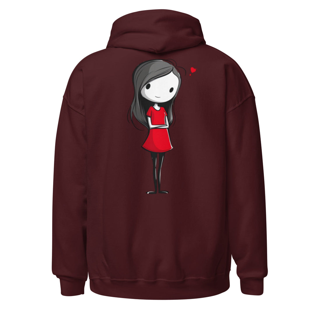 Quiet little Love Unisex Hoodie - Polendo Design cute love hoodie