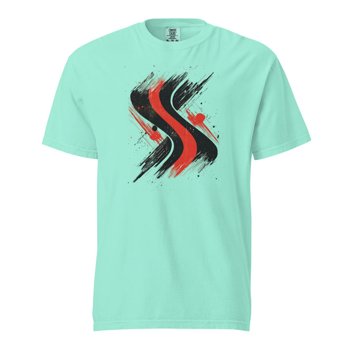 "Redline-Motion" garment-dyed heavyweight t-shirt - Polendo Design