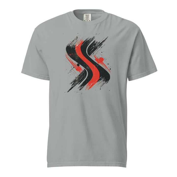 "Redline-Motion" garment-dyed heavyweight t-shirt - Polendo Design