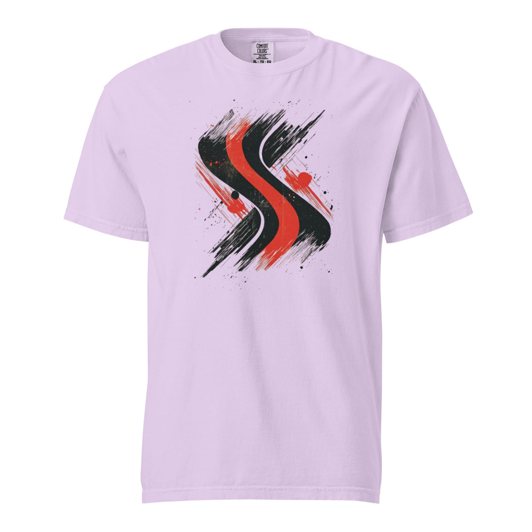 "Redline-Motion" garment-dyed heavyweight t-shirt - Polendo Design