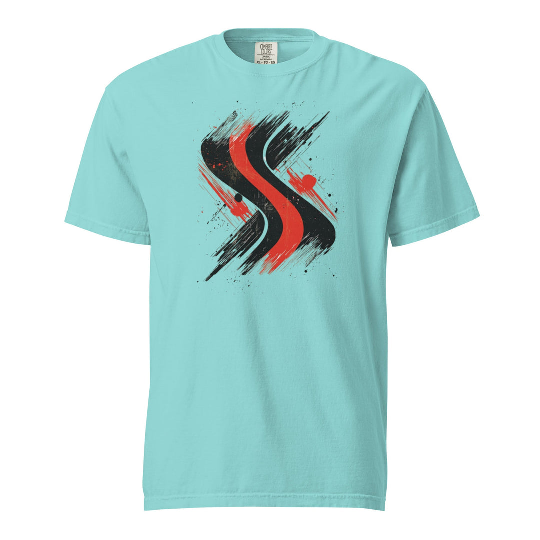 "Redline-Motion" garment-dyed heavyweight t-shirt - Polendo Design