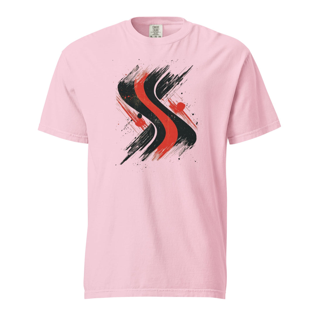 "Redline-Motion" garment-dyed heavyweight t-shirt - Polendo Design