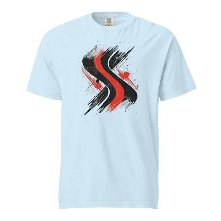 "Redline-Motion" garment-dyed heavyweight t-shirt - Polendo Design