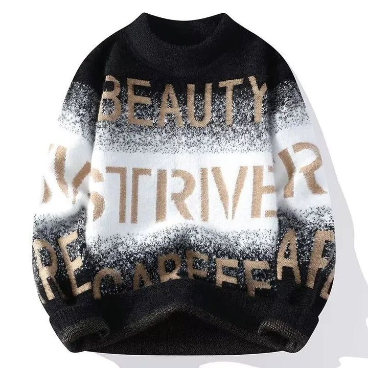 Men's Sweater Casual Pullover O-Neck - Polendo Design