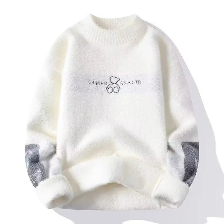 Men's Sweater Casual Pullover O-Neck - Polendo Design