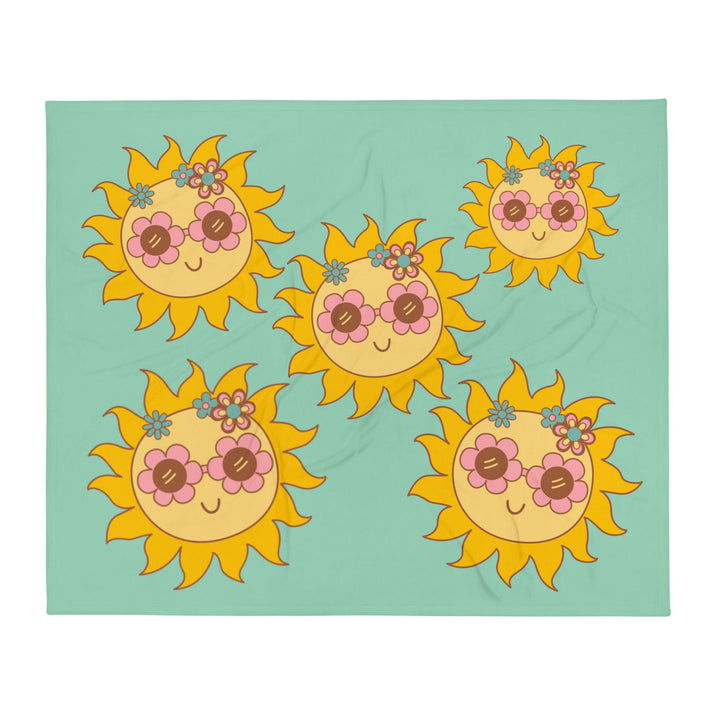 Stylish Sunburst Throw Blanket - Polendo Design