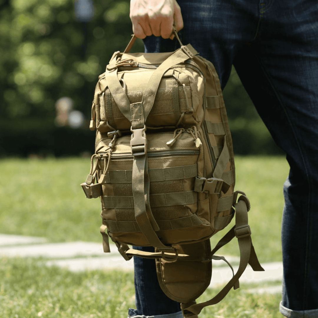Tactical 15L Sling Backpack with Molle System - Polendo Design