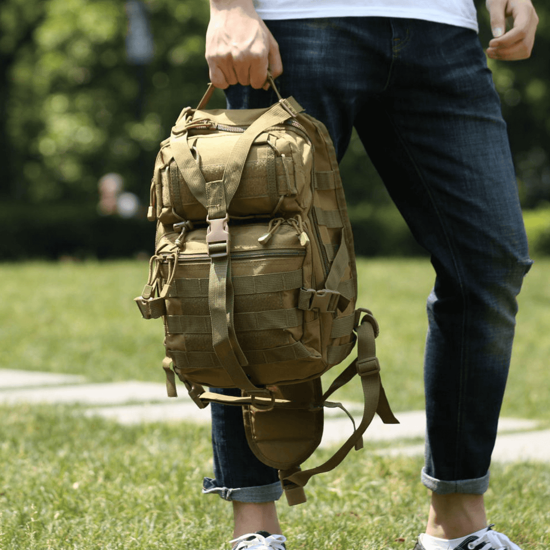 Tactical 15L Sling Backpack with Molle System - Polendo Design