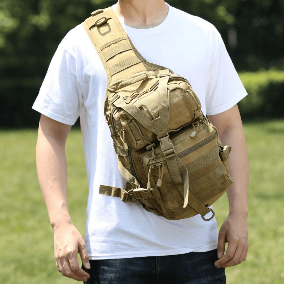 Tactical 15L Sling Backpack with Molle System - Polendo Design