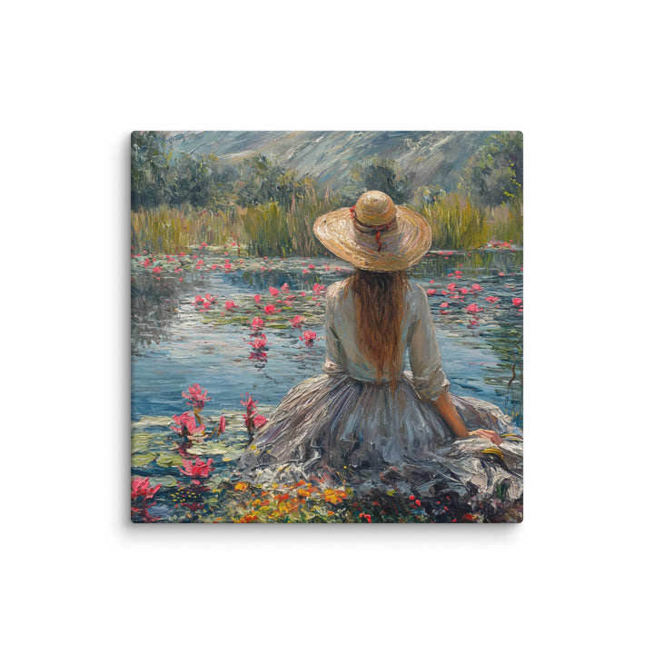 The Scent of Summer Impressionist Summer Canvas Wall Art - Polendo Design impressionist summer canvas wall art