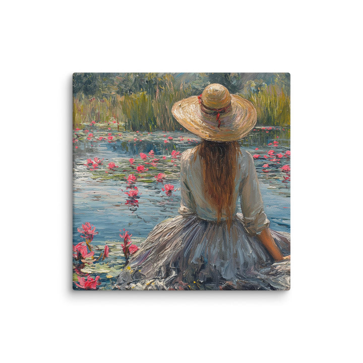 The Scent of Summer Impressionist Summer Canvas Wall Art - Polendo Design impressionist summer canvas wall art