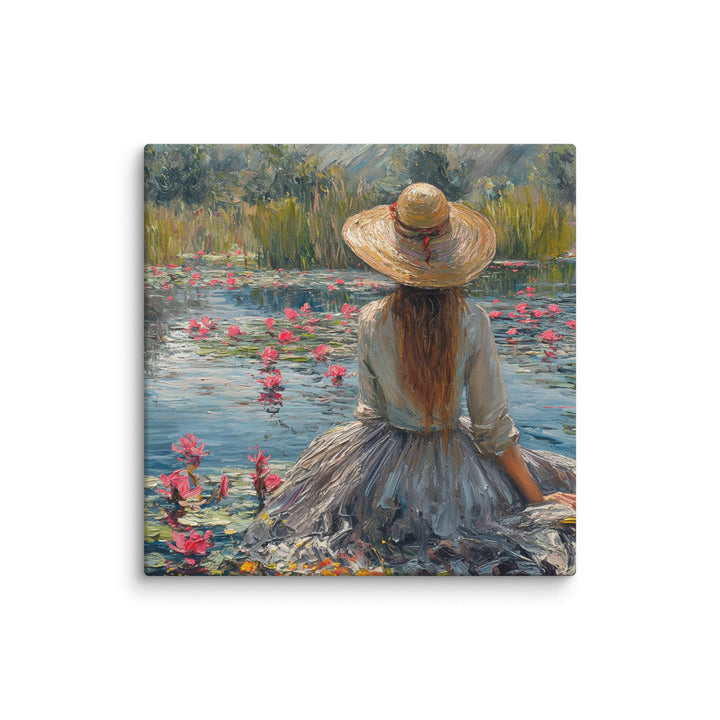 The Scent of Summer Impressionist Summer Canvas Wall Art - Polendo Design impressionist summer canvas wall art