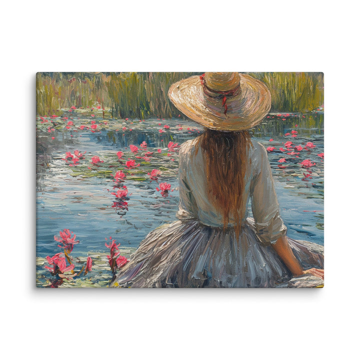 The Scent of Summer Impressionist Summer Canvas Wall Art - Polendo Design impressionist summer canvas wall art
