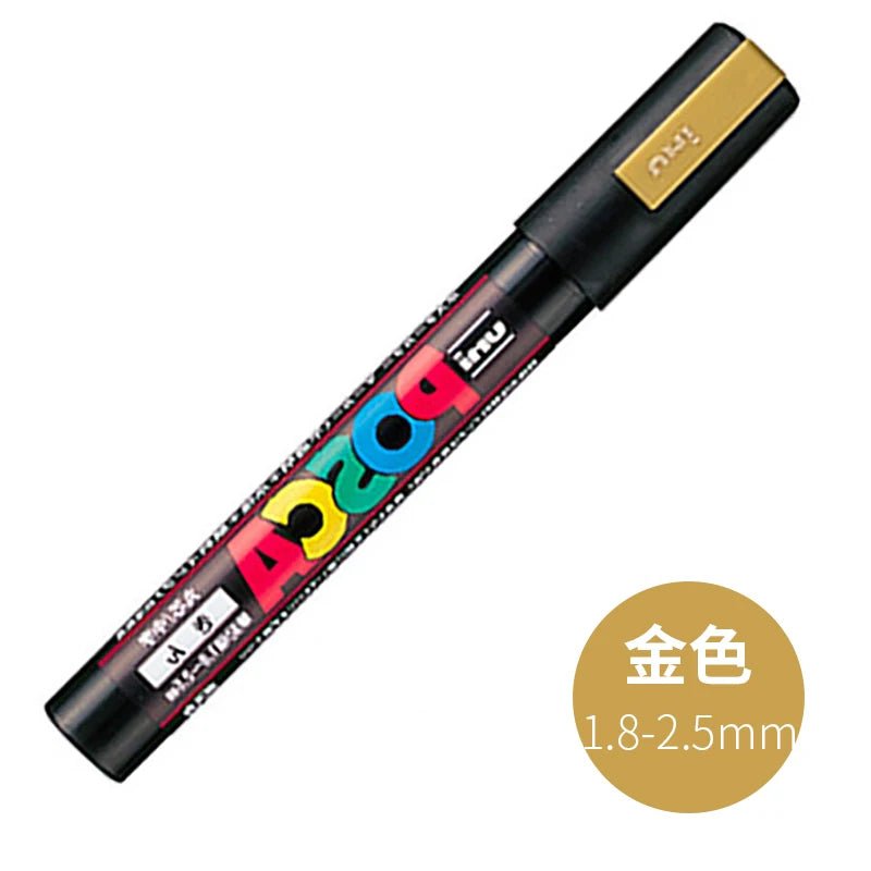 UNI POSCA PC-5M Medium Tip Paint Marker (Water-Based) - Polendo Design
