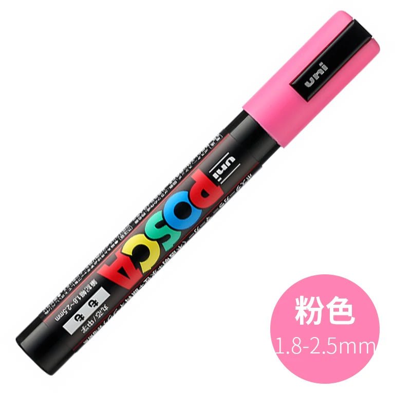 UNI POSCA PC-5M Medium Tip Paint Marker (Water-Based) - Polendo Design