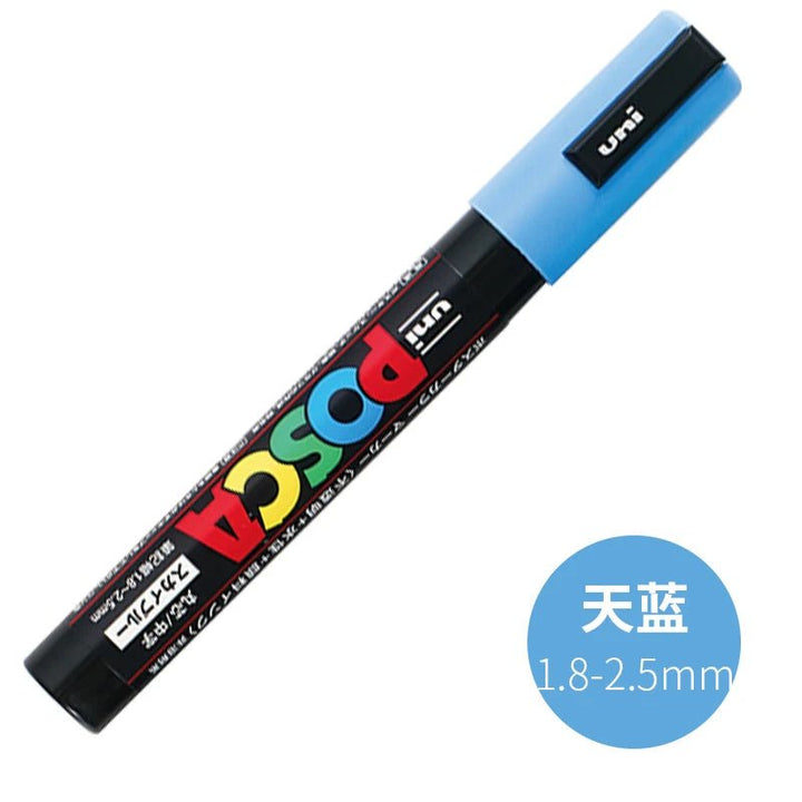 UNI POSCA PC-5M Medium Tip Paint Marker (Water-Based) - Polendo Design