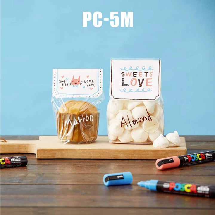 UNI POSCA PC-5M Medium Tip Paint Marker (Water-Based) - Polendo Design