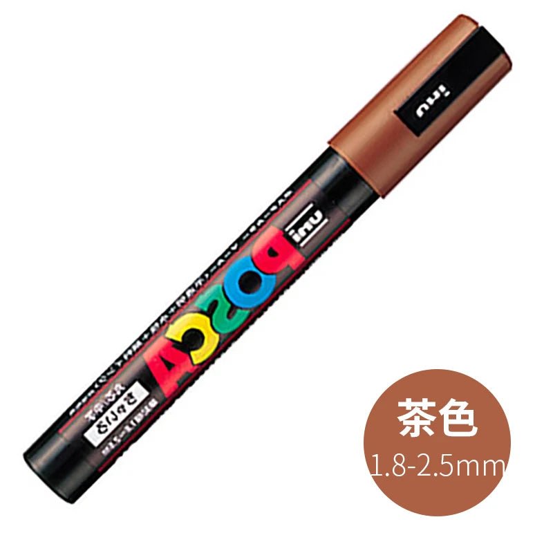 UNI POSCA PC-5M Medium Tip Paint Marker (Water-Based) - Polendo Design