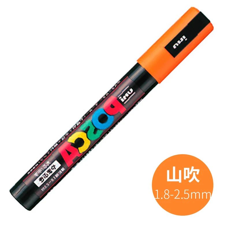 UNI POSCA PC-5M Medium Tip Paint Marker (Water-Based) - Polendo Design
