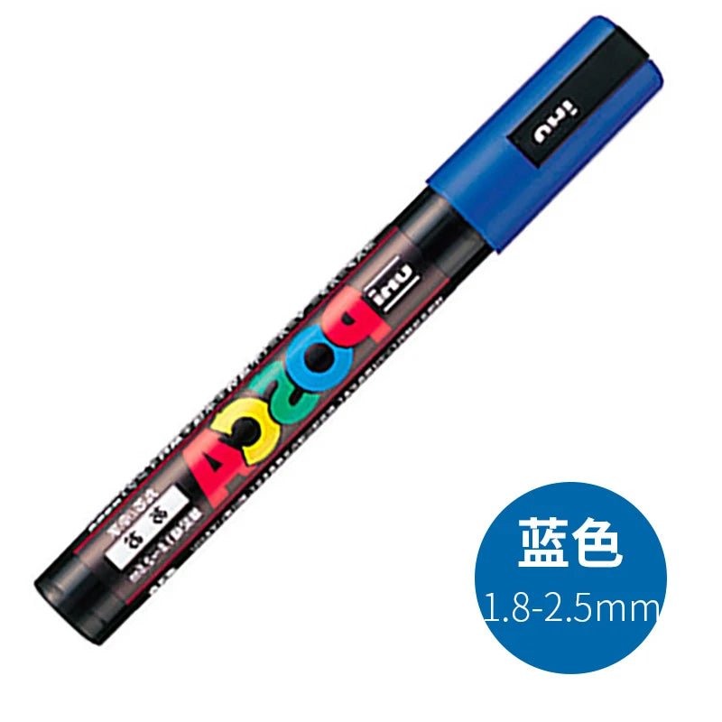 UNI POSCA PC-5M Medium Tip Paint Marker (Water-Based) - Polendo Design