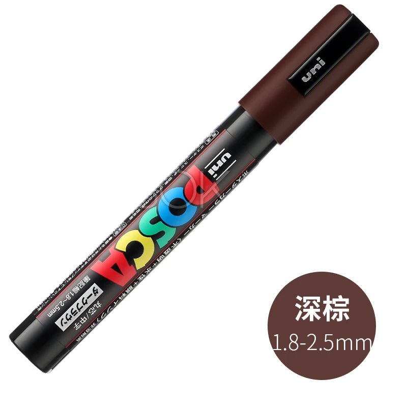 UNI POSCA PC-5M Medium Tip Paint Marker (Water-Based) - Polendo Design