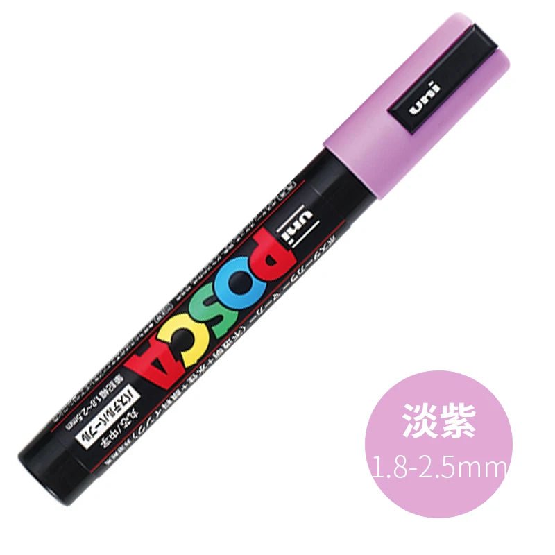 UNI POSCA PC-5M Medium Tip Paint Marker (Water-Based) - Polendo Design