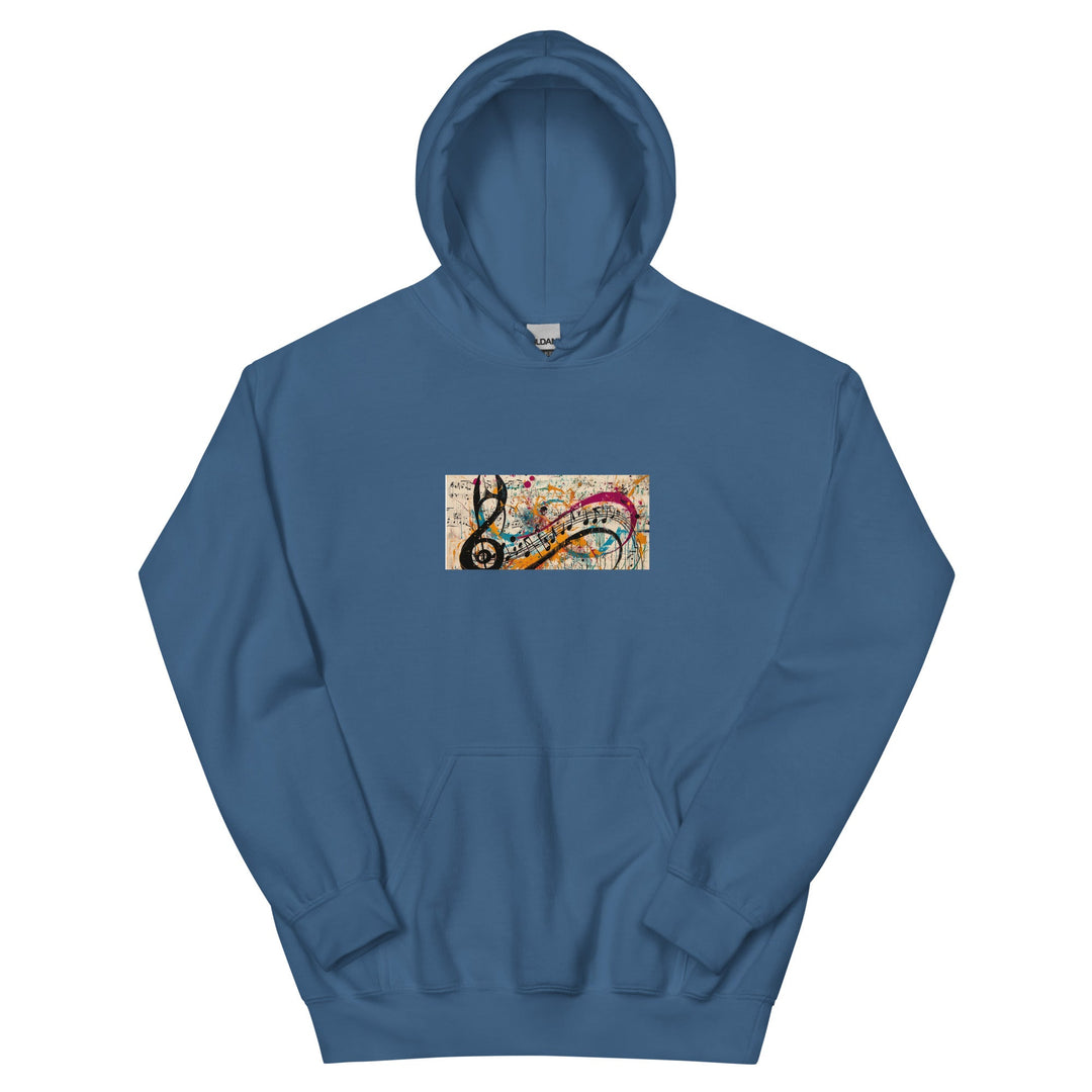 "Jazz in color" Stylish Hoodie Tops/Sweatshirts & Hoodies