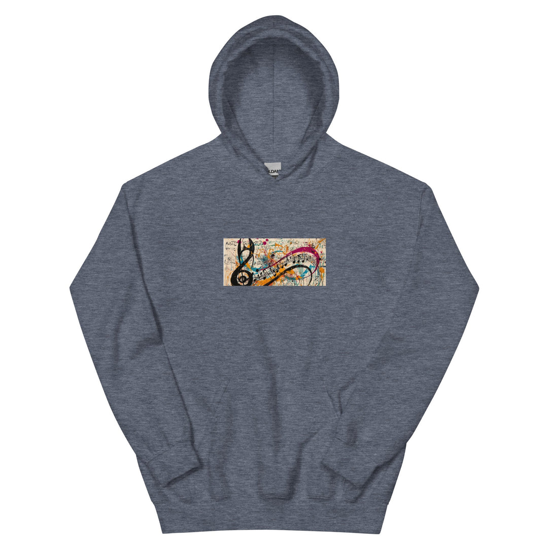 "Jazz in color" Stylish Hoodie Tops/Sweatshirts & Hoodies