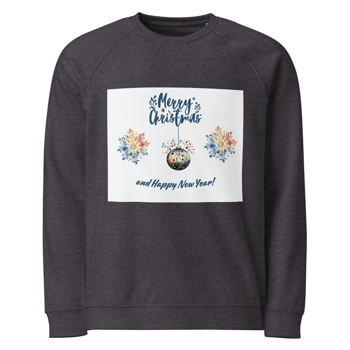 Unisex organic raglan sweatshirt - Polendo Design