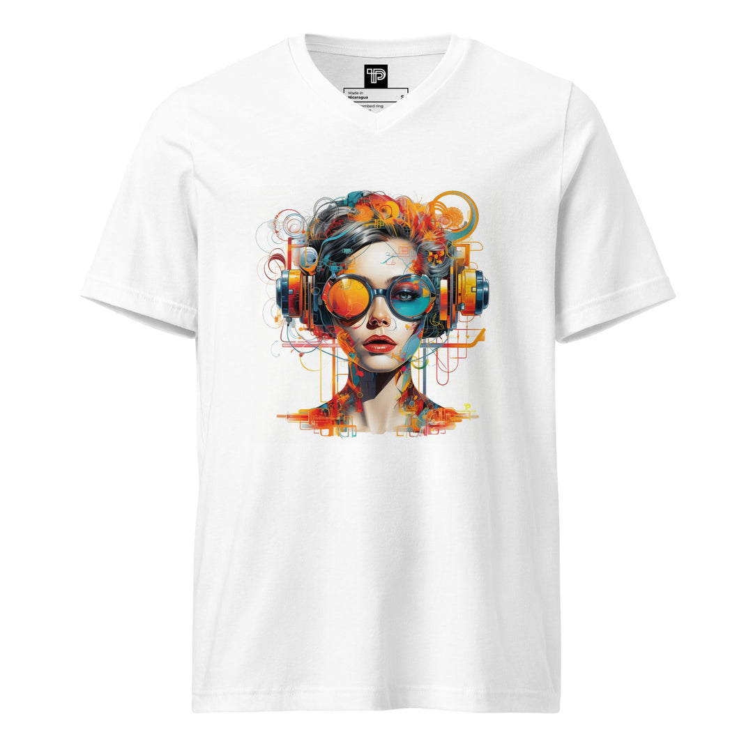 Unisex Short Sleeve V - Neck T-Shirt - Polendo Design