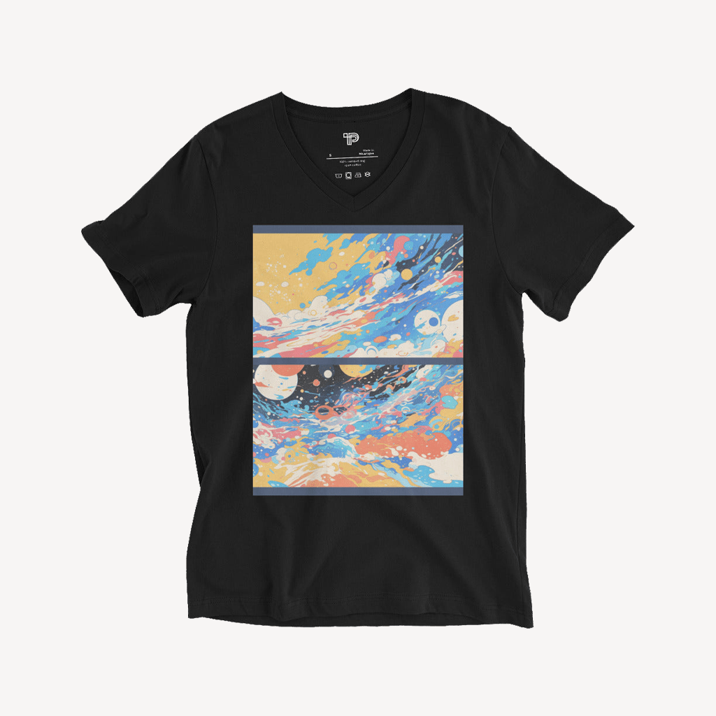 "Unisex V-Neck T-Shirt | Soft, Comfortable & Stylish" – Polendo Design