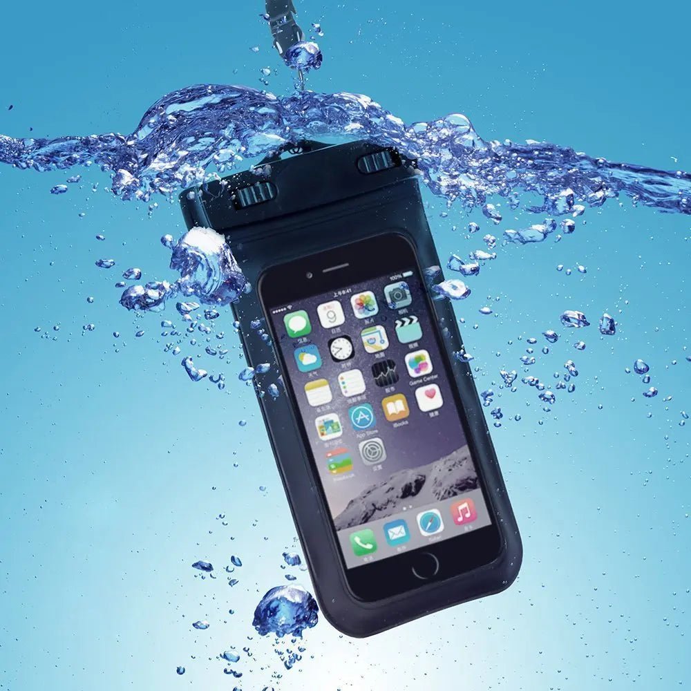 Universal Waterproof Phone Case with Lanyard – Fits iPhone, Samsung & Xiaomi (3.5–6") - Polendo Design