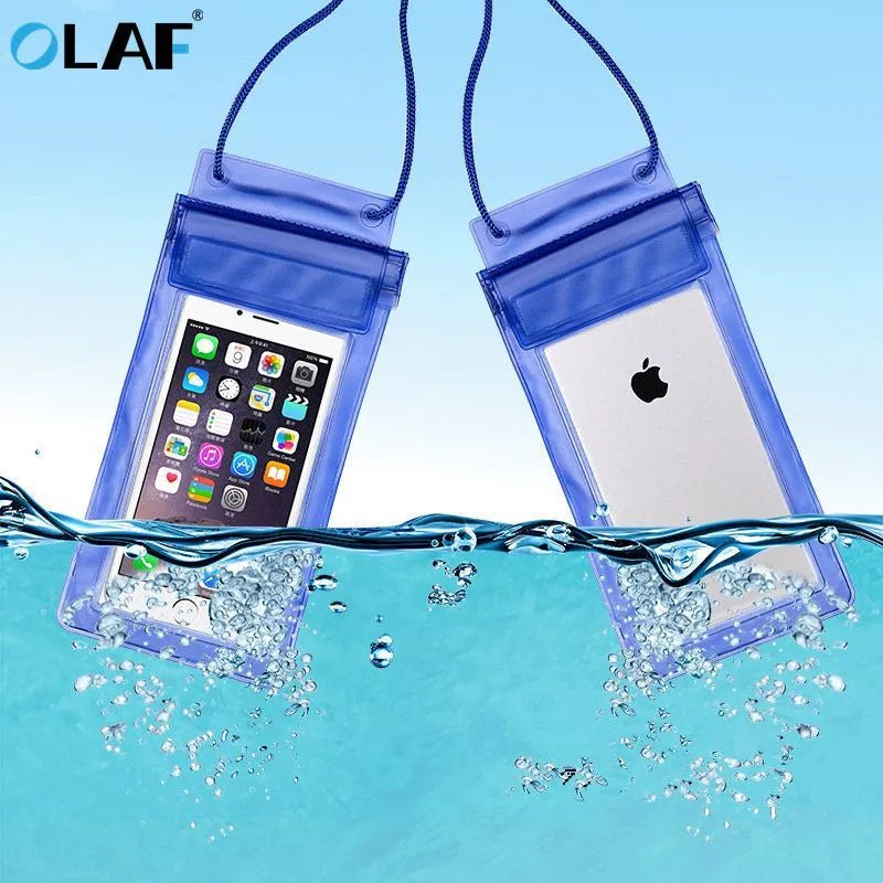Universal Waterproof Phone Case with Lanyard – Fits iPhone, Samsung & Xiaomi (3.5–6") - Polendo Design