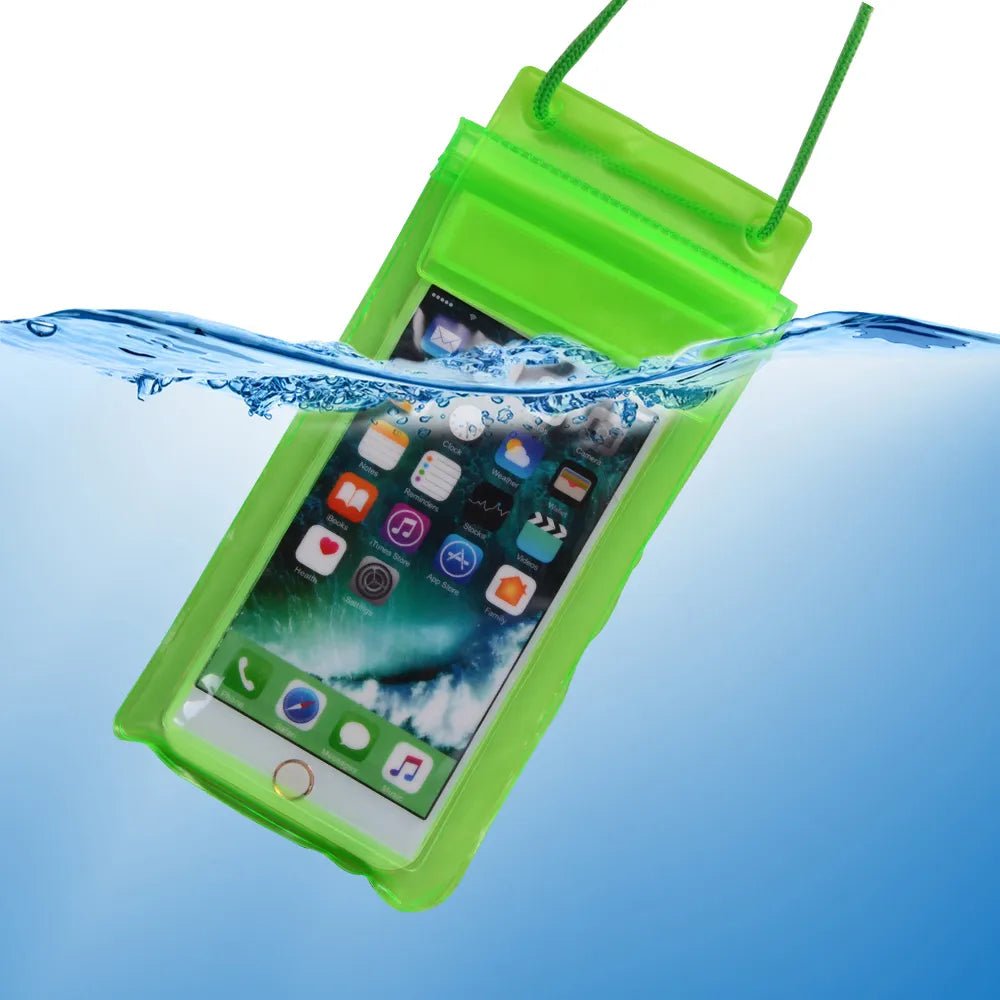 Universal Waterproof Phone Case with Lanyard – Fits iPhone, Samsung & Xiaomi (3.5–6") - Polendo Design