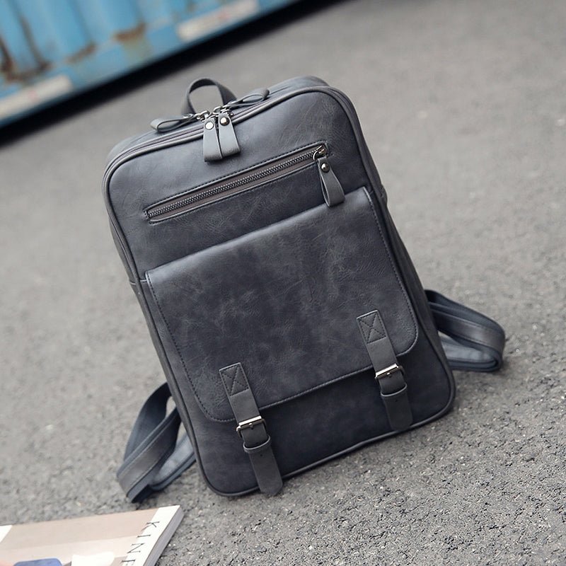 Vintage Leather Backpack for Men - Polendo Design