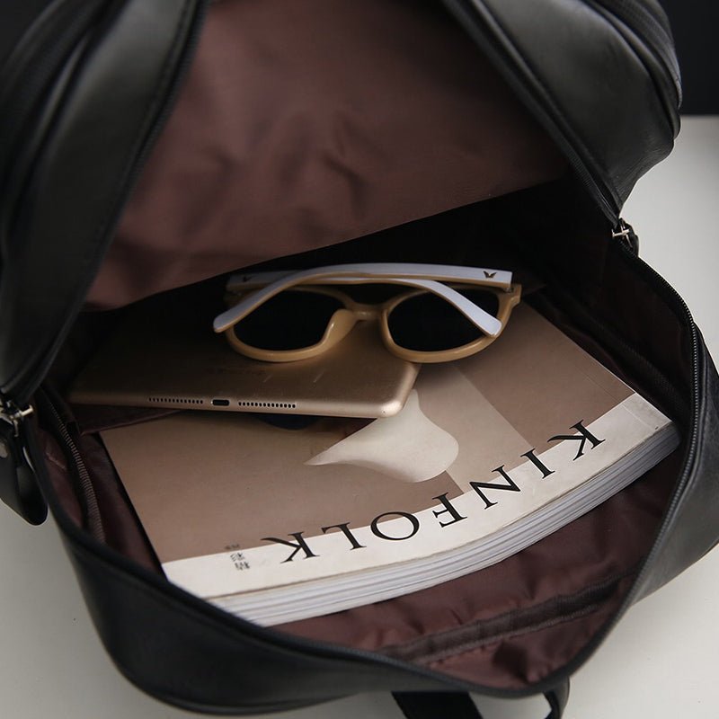 Vintage Leather Backpack for Men - Polendo Design