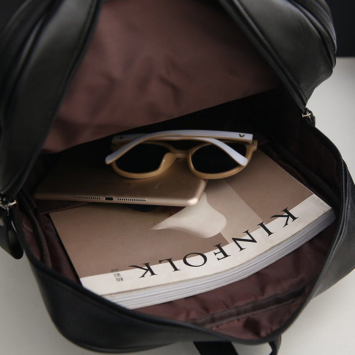 Vintage Leather Backpack for Men - Polendo Design