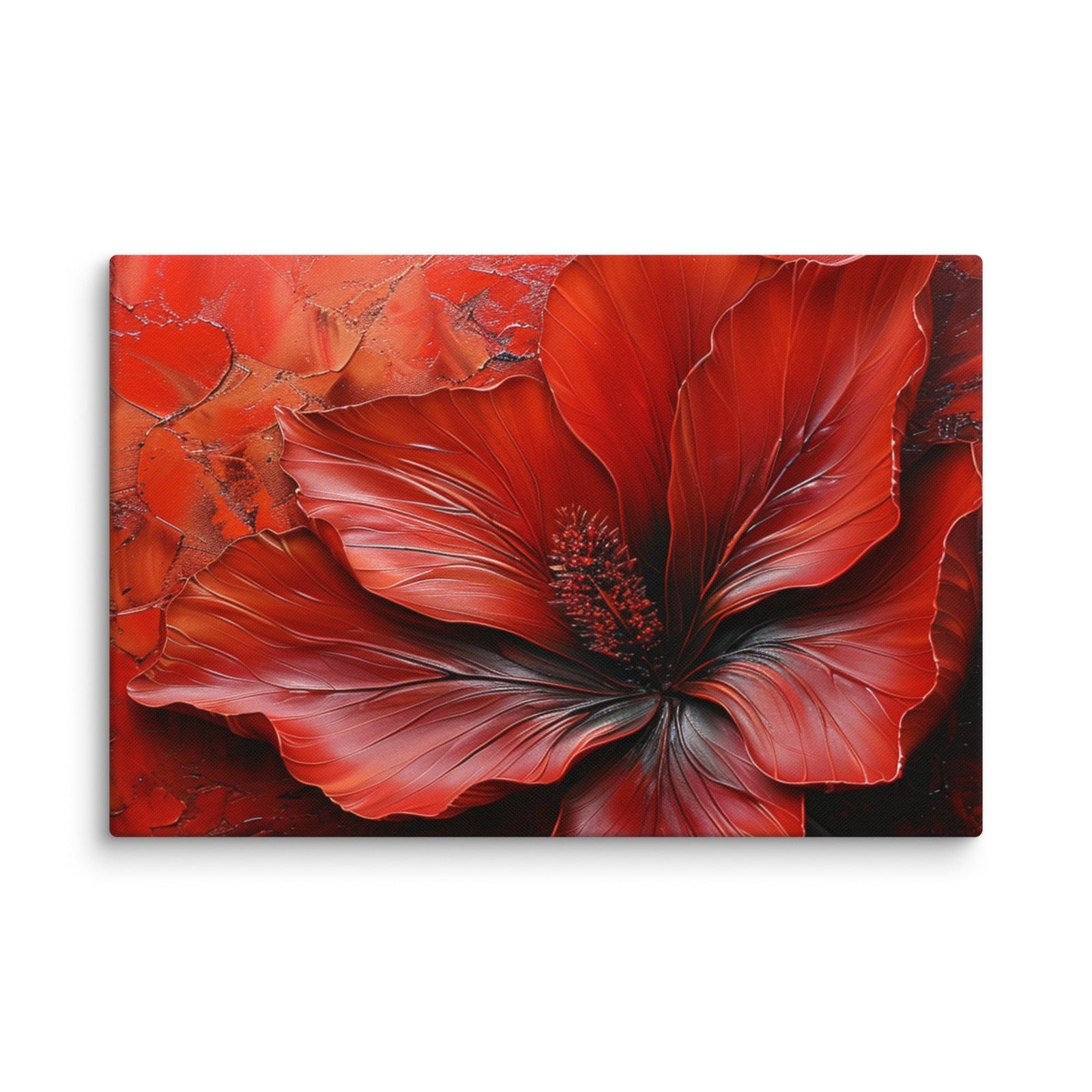 "Whisper of Scarlet" Canvas - Polendo Design