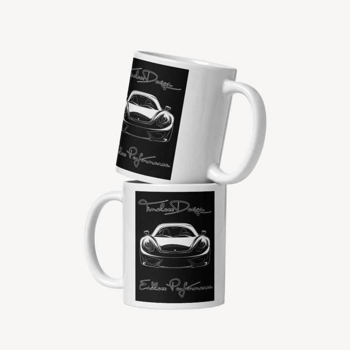 White glossy mug - Polendo Design