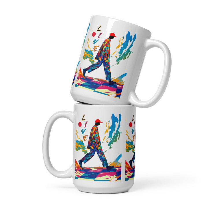 White glossy mug - Polendo Design