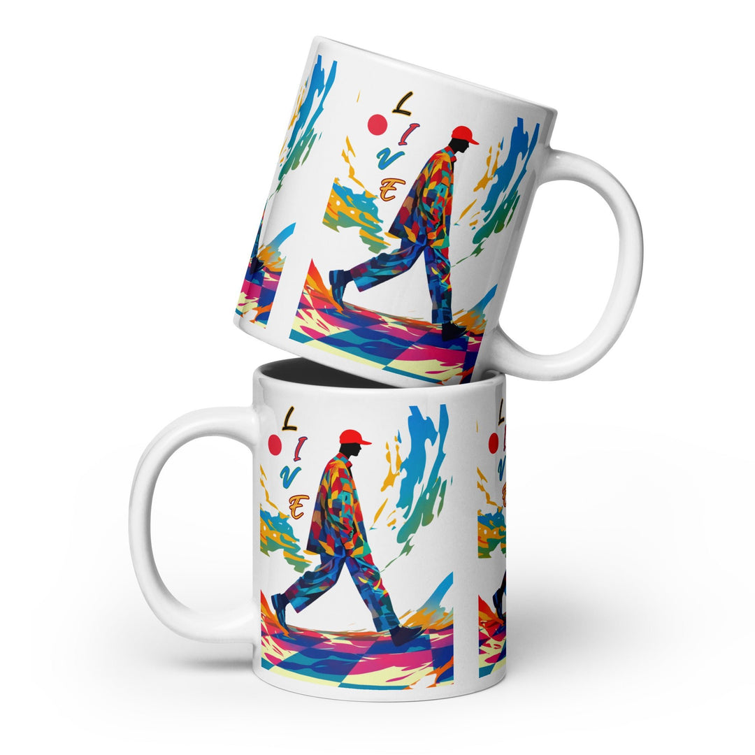 White glossy mug - Polendo Design