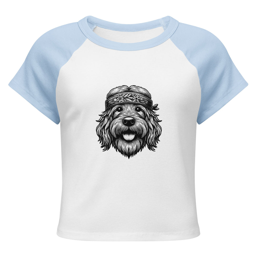 Women’s micro rib raglan baby tee - Polendo Design