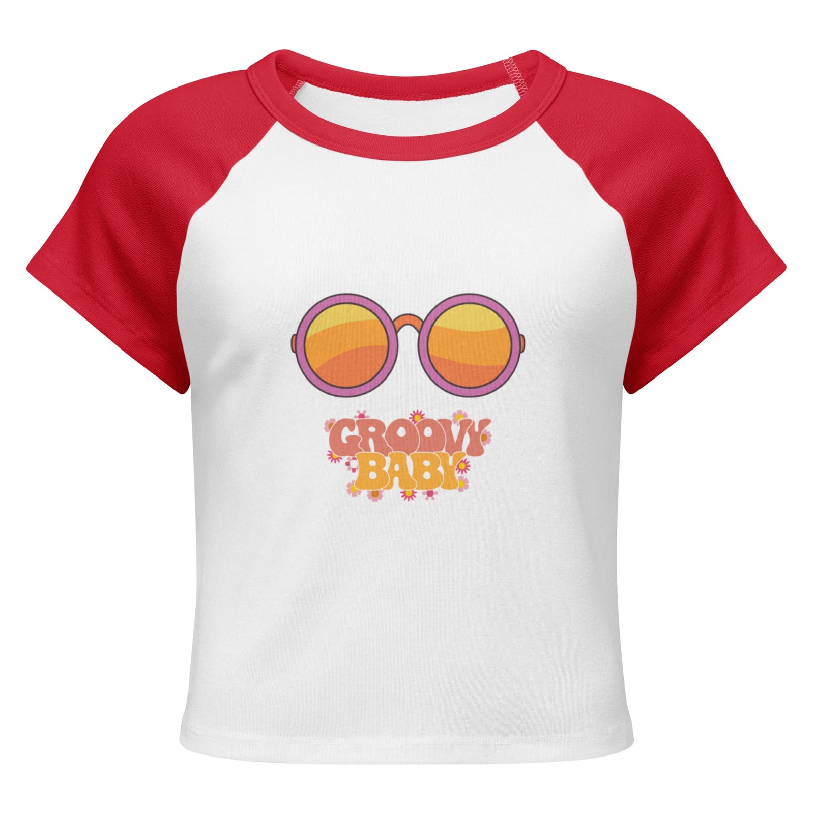 Women’s micro rib raglan baby tee - Polendo Design