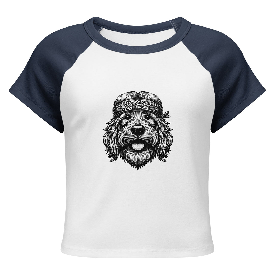 Women’s micro rib raglan baby tee - Polendo Design