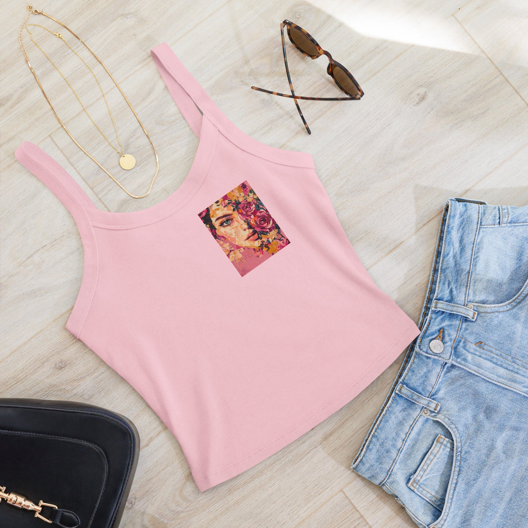 Women’s micro - rib tank top - Polendo Design