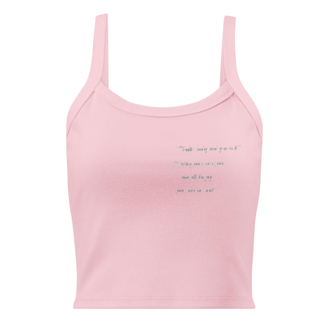 Women’s micro - rib tank top - Polendo Design