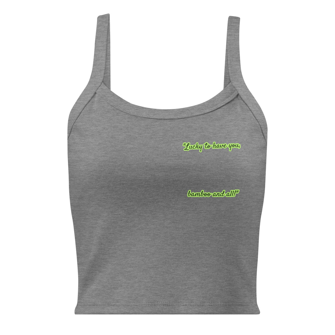 Women’s micro - rib tank top - Polendo Design